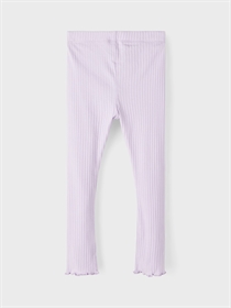 NAME IT Rib Leggings Dyssa Pastel Lilac